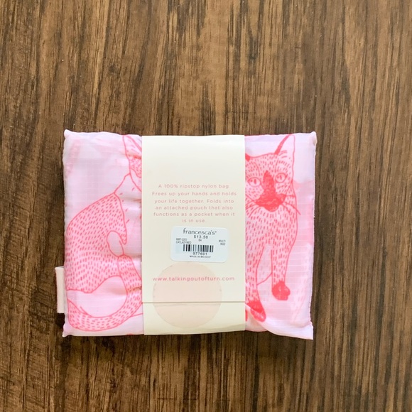 Francesca’s collections twist & shout cat lady reusable tote - Picture 10 of 11